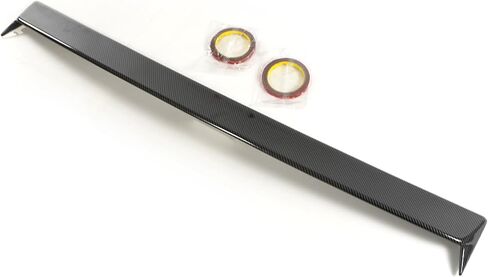 Rear Trunk Spoiler for Tesla Model Y 2020 2021 2022 2023 2024 MV Style Rear Trunk Lip Spoiler Tail Wing ABS (Carbon Fiber Print, MV Style Rear Spoiler) in Saudi Arabia
