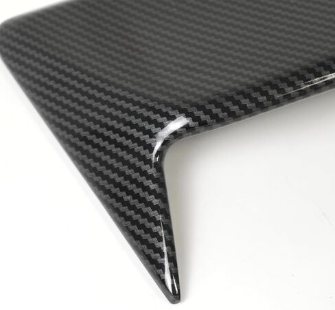 Rear Trunk Spoiler for Tesla Model Y 2020 2021 2022 2023 2024 MV Style Rear Trunk Lip Spoiler Tail Wing ABS (Carbon Fiber Print, MV Style Rear Spoiler) in Saudi Arabia
