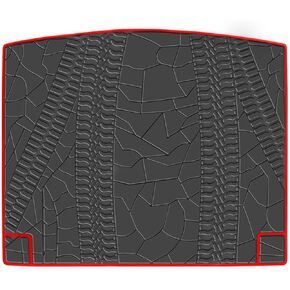Trunk Mats Custom Fit for Jeep Compass 2017 2018 2019 2020 2021 2022 2023 2024 2025 Cargo Liners Full Black Rubber for All Weather Protection Heavy Duty Odorless in Kuwait