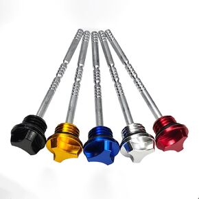 زيت دراجة نارية عالمية Dipstick CNC زيت المحرك dipstick استبدال البديل الممتاز لزيت الألمنيوم Dipstick (أسود) in Kuwait