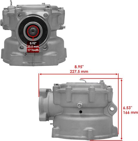 التفاضل الخلفي Caltric متوافق مع Honda Sportrax 250 TRX250EX 2001-2007 41300-HN6-010 in Saudi Arabia