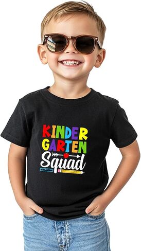 Kindergarten Shirt for Girls Boys Kids Toddler First Day of School Shirts Back to School in My Kindergarten Era Tshirt 2T-7Y in Saudi Arabia