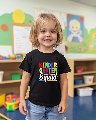 Kindergarten Shirt for Girls Boys Kids Toddler First Day of School Shirts Back to School in My Kindergarten Era Tshirt 2T-7Y in Saudi Arabia
