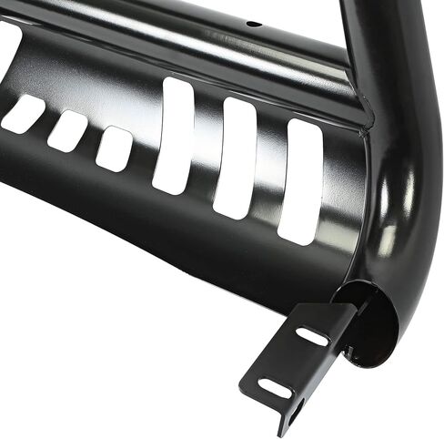Bull Bar Compatible with 2005-2015 Nissan Armada, 2004-2015 Nissan Titan Brush Guard Front Bumper Grill Grille Guard Protector Brush Push Bar W/Skid Plate Steel Power Coated Black in Kuwait
