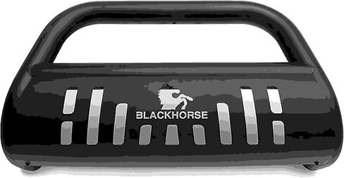 Black Horse Bull Bar compatible with 14 to 20 Acura MDX 18-20 Honda Odyssey 19-20 Passport 16-20 Pilot 17-20 Ridgeline Matte Black Steel Push protect grille guard front bumper BB158107A-SP in Saudi Arabia