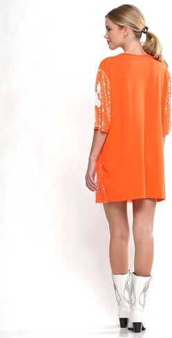Women's Game Day Shirt Sequin Oversized Top Dress Sequins on One Side in Saudi Arabia