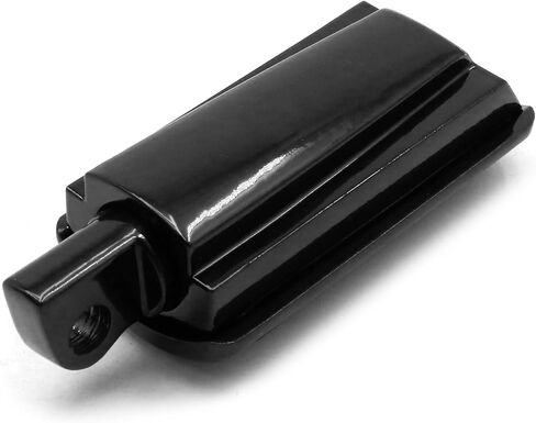2 PCS Footpegs ، استبدال Harley Softail 2018-2024 Deluxe Fat Boy Heritage Sport Glide Softail Slim Street Breakout ، Gloss Black in Saudi Arabia