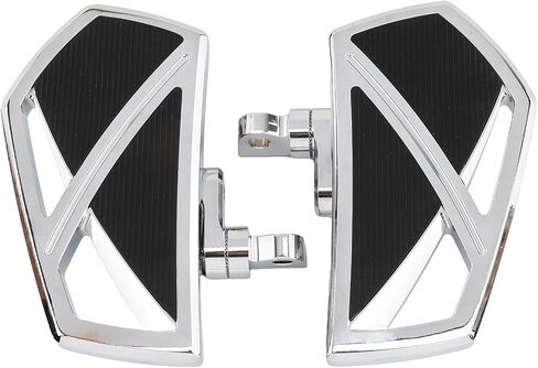 دراجة نارية قابلة للتعديل أوتاد الأوتاد مصغرة ألواح الأرضية ل Harley Dyna Street Bob Super Glide Sportster 883 Touring Street Glide Road King Slim Fat Boy (Chrome على الطراز الشغب) in Kuwait