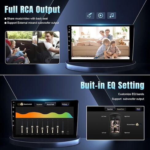 Car Stereo Radio for Honda Civic 2001 2002 2003 2004 2005 Wireless Apple CarPlay, Android Auto, Backup Camera, Microphone, Bluetooth, GPS Navigation in Saudi Arabia