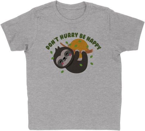 Don't Hurry Be Happy Kids T-Shirt Youth in Saudi Arabia