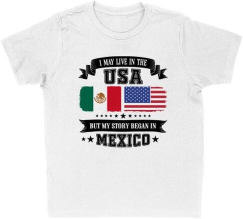 My Story Began in Mexico Kids T-Shirt Youth in Saudi Arabia