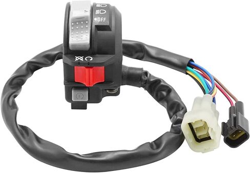 M MATI Start Stop Headlight Switch & Ignition Key Switch for Yamaha YFZ450 2004-2005 5TG-83973-09-00 5TG-83973-00-00 5TG-82510-02-00 in Saudi Arabia