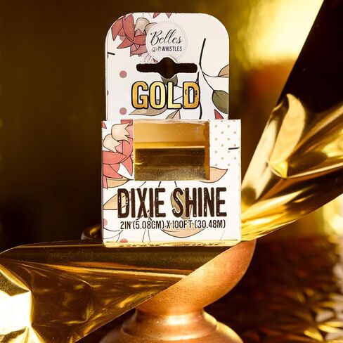 Dixie Belle Dixie Shine | Gold | 2" x 50’ Luster Roll for DIY Projects | Metallic Application for Refinishing Projects in Saudi Arabia