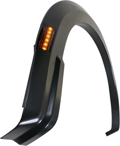 FreeMotor802 متوافق مع 2021-2024 Ford F-150 (باستثناء طرز Raptor و Lightning) Fender Flares ، R style Reste Black Pp Wheel Cover Fender Trim Mud Guards 4pc Set in Kuwait