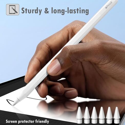 Replacement Pencil Tips for Apple Pencil, Durable Pencil Nibs Set for Apple Pencil Tip(12 PCS) in Saudi Arabia