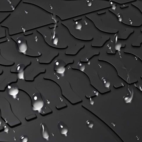 Trunk Mats Custom Fit for Jeep Compass 2017 2018 2019 2020 2021 2022 2023 2024 2025 Cargo Liners Full Black Rubber for All Weather Protection Heavy Duty Odorless in Kuwait