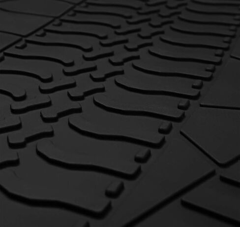 Trunk Mats Custom Fit for Jeep Compass 2017 2018 2019 2020 2021 2022 2023 2024 2025 Cargo Liners Full Black Rubber for All Weather Protection Heavy Duty Odorless in Kuwait
