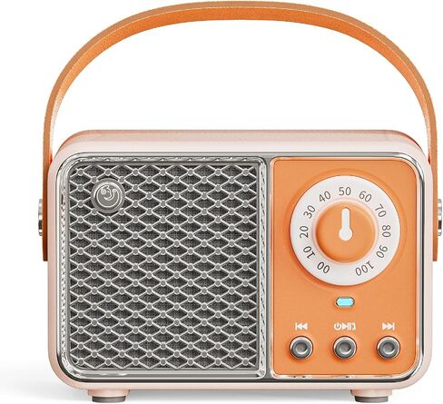 Retro Bluetooth Speaker, Vintage Decor, Wireless Portable Mini Bluetooth Speaker, Small Cute Stylish Vintage Speakers for Kitchen Desk Bedroom Home Office Party Outdoor Gift Green in Kuwait