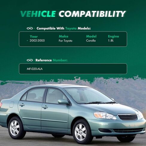 Scitoo Mud Splaps 4pcs مناسبة ل Toyota Corolla 2003-2008 مجموعة حماية الطين الأمامية والخلفية in Saudi Arabia