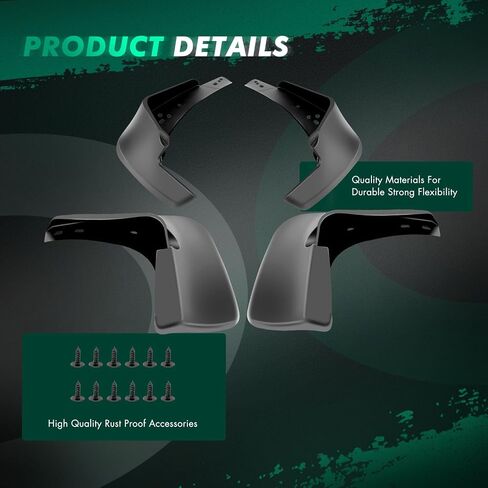 Scitoo Mud Splaps 4pcs مناسبة ل Toyota Corolla 2003-2008 مجموعة حماية الطين الأمامية والخلفية in Saudi Arabia