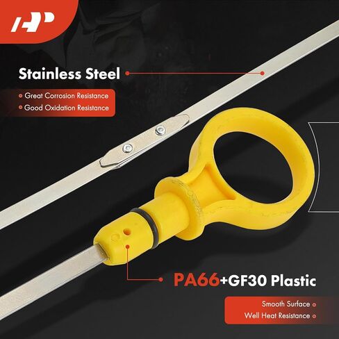 A-Premium 5.4L 8 Cyl Engine Oil Dipstick متوافق مع Ford E-150 2004-2014 ، E-250 ، E-150 Econoline ، E-350 Club Wagon ، E-450 Econoline Super Duty ، Engine Oil Rod Dip Stick in Saudi Arabia