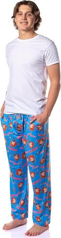 Chucky Men's Horror Movie Childs Play Doll Good Guys Tossed Icon Sleep Lounge Pajama Pants in Saudi Arabia