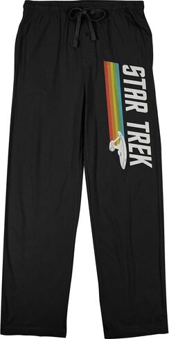 Star Trek Original Series Enterprise in Motion Men's Black Sleep Pajama Pants in Saudi Arabia