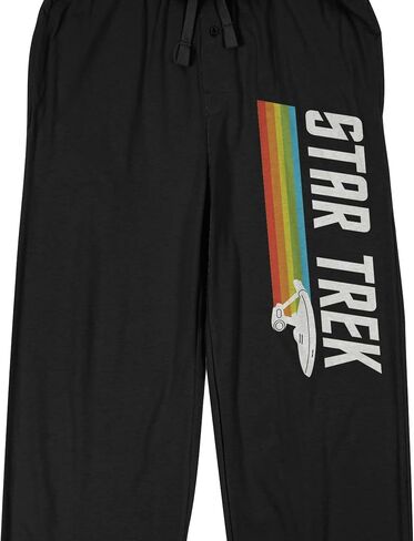 Star Trek Original Series Enterprise in Motion Men's Black Sleep Pajama Pants in Saudi Arabia