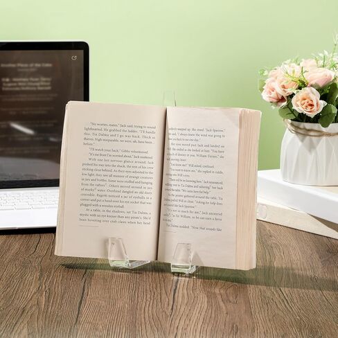 شاشة Honeydak Acrylic Plate Stand Clear Easel Stand لألبومات إطار لوحة الصورة سجل مجلة اللوح اللوحية اللوحة البريدية كتب الكتب ديكور الطاولة للمنزل والمكاتب ، 8 × 4 × 4 بوصات in Saudi Arabia