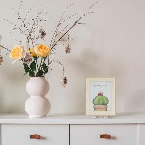 شاشة Honeydak Acrylic Plate Stand Clear Easel Stand لألبومات إطار لوحة الصورة سجل مجلة اللوح اللوحية اللوحة البريدية كتب الكتب ديكور الطاولة للمنزل والمكاتب ، 8 × 4 × 4 بوصات in Saudi Arabia
