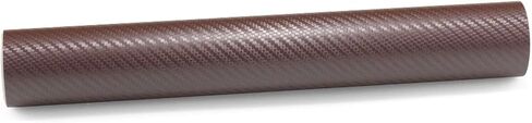 60"x120" (5FTx10FT) 3D Carbon Fiber Textured Brown Matte Flat Vinyl Wrap Auto Car Sticker Decal Film Sheet Bubble Free Air Release Technology with Tool Kit in Saudi Arabia