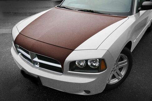 60"x120" (5FTx10FT) 3D Carbon Fiber Textured Brown Matte Flat Vinyl Wrap Auto Car Sticker Decal Film Sheet Bubble Free Air Release Technology with Tool Kit in Saudi Arabia