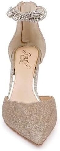 Jewel Badgley Mischka Tinsley Pointed Toe Block Heel Pumps in Saudi Arabia