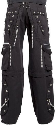 Men's Electro Bondage Rave Gothic Cyber Chain Goth Jeans Punk Rock Pants/Emo in Saudi Arabia