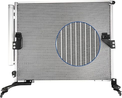 PHILTOP 73870 Air Conditioning A/C Condenser Compatible with Toyota 4Runner 2010-2020 with Drier Replace# 8846060430 TO3030317 in Saudi Arabia