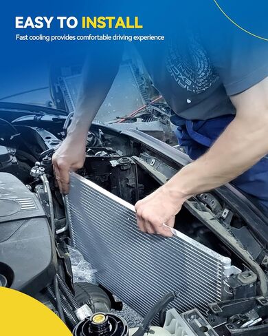 PHILTOP 73870 Air Conditioning A/C Condenser Compatible with Toyota 4Runner 2010-2020 with Drier Replace# 8846060430 TO3030317 in Saudi Arabia