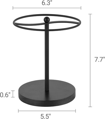 Mkono Sunglasses Organizer Glasses Holder Stand Sunglass Storage Display Eyeglasses Rack for up to 12 Pairs of Eyewear Glasses for Table Dresser Desk Countertop Bedroom (1, Black) in Kuwait