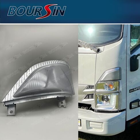 مصابيح الأمامية Garnish RH لـ ISUZU NPR-HD NPR-XD NQR NRR FTR 2023-2025 جانب الركاب in Saudi Arabia
