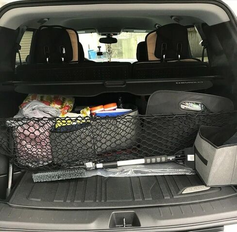 Trunk Organizer Cargo Net for Chevrolet Blazer 2019–2025 – Envelope Style Cargo Net for SUV – Premium Mesh Car Trunk Organizer Vehicle Carrier Storage – Compatible with Chevy Blazer in Saudi Arabia