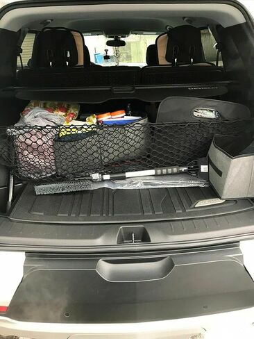 Trunk Organizer Cargo Net for Chevrolet Blazer 2019–2025 – Envelope Style Cargo Net for SUV – Premium Mesh Car Trunk Organizer Vehicle Carrier Storage – Compatible with Chevy Blazer in Saudi Arabia