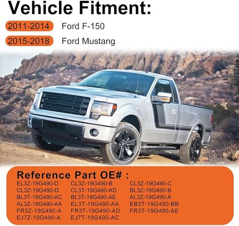 Rear View Backup Camera Compatible with Ford Edge 2011-2015 Lincoln MKX Park Assist Camera 2011-2013 Replaces#BT4Z-19G490-B in Kuwait