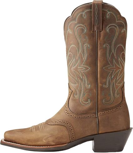 حذاء Ariat النسائي Quickdraw Western Boot Sandstorm/Distressed White 7 in Saudi Arabia