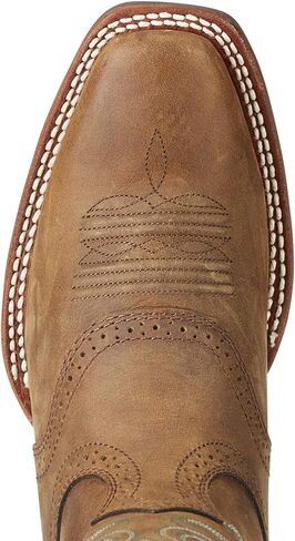حذاء Ariat النسائي Quickdraw Western Boot Sandstorm/Distressed White 7 in Saudi Arabia