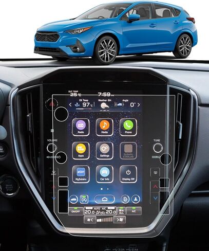 بالنسبة إلى 2025 Subaru Crosstrek Screen Protector - 2024 2025 Crosstrek Associory (Premium/Sport/Limited/Wilderness) 9H Glass 11.6 بوصة شاشة تعمل باللمس تقليل بصمات الأصابع عالية الحساسية in Kuwait