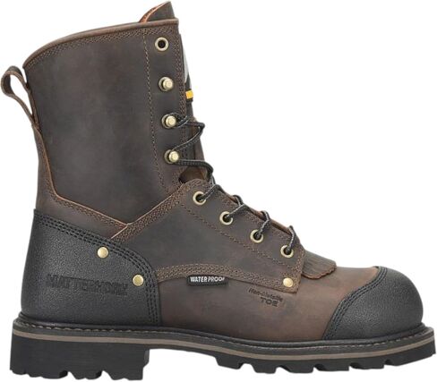 Matterhorn Men’s 28 Series HD 8" Waterproof Insulated Comp Toe Work Boot, Durable Leather, Slip-Resistant, EH Rated in Saudi Arabia