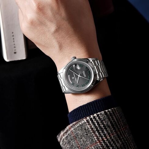 Rollstimi Pagani Design DD40 PD1783 Watches for Men ، NH36A الحركة التلقائية اليابانية ، تقويم اليوم/التاريخ ، سوار الفولاذ المقاوم للصدأ ، كريستال الياقوت ، ساعة تلقائية للرجال الفاخرة. in Saudi Arabia
