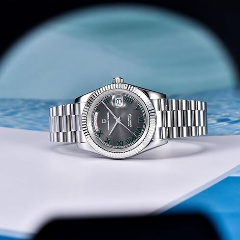 Rollstimi Pagani Design DD40 PD1783 Watches for Men ، NH36A الحركة التلقائية اليابانية ، تقويم اليوم/التاريخ ، سوار الفولاذ المقاوم للصدأ ، كريستال الياقوت ، ساعة تلقائية للرجال الفاخرة. in Saudi Arabia
