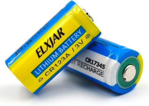 (50-Pack) CR123A Lithium Battery, 3V 1600mAh Replacement for 123A 123 C123 CR123 CR17345, Streamlight 85175 Batteries, Non-Rechargeable in Kuwait