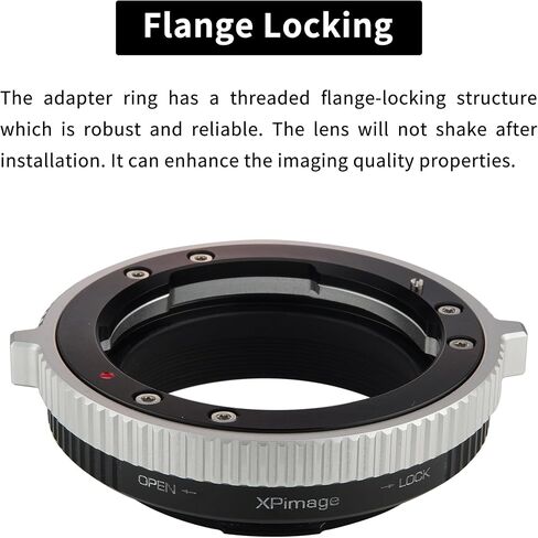 Lens Mount Adapter Ring Compatible with Leica M Lenses to SL and Panasonic S5 L Cameras in Kuwait