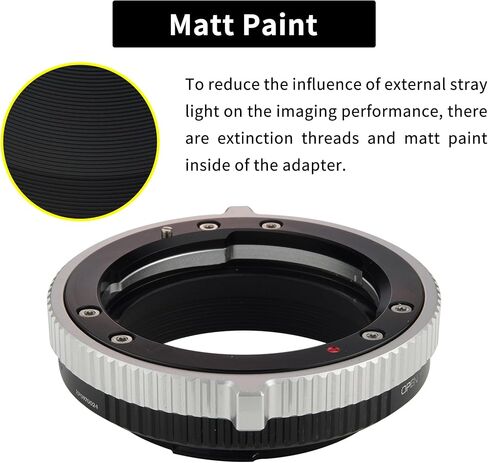Lens Mount Adapter Ring Compatible with Leica M Lenses to SL and Panasonic S5 L Cameras in Kuwait